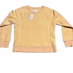 Lou & Grey Soft Yellow Crewneck Sweatshirt